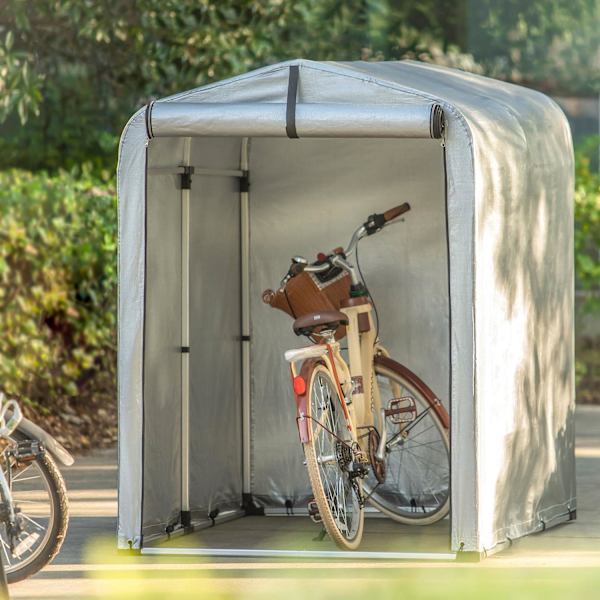 SoBuy Opbevaringstelt til cykler Cykeltelt Cykelgarage KLS11 120 x 176 x 163 cm