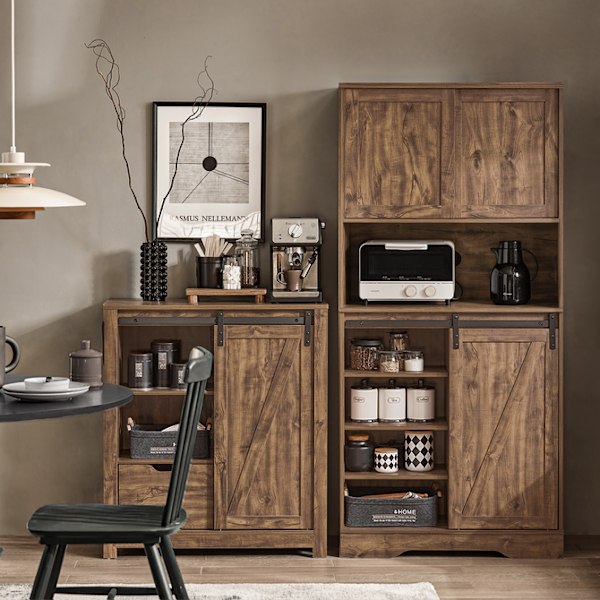 SoBuy Sideboard Bufféskåp Köksskåp Skänk för kök FSB83-N