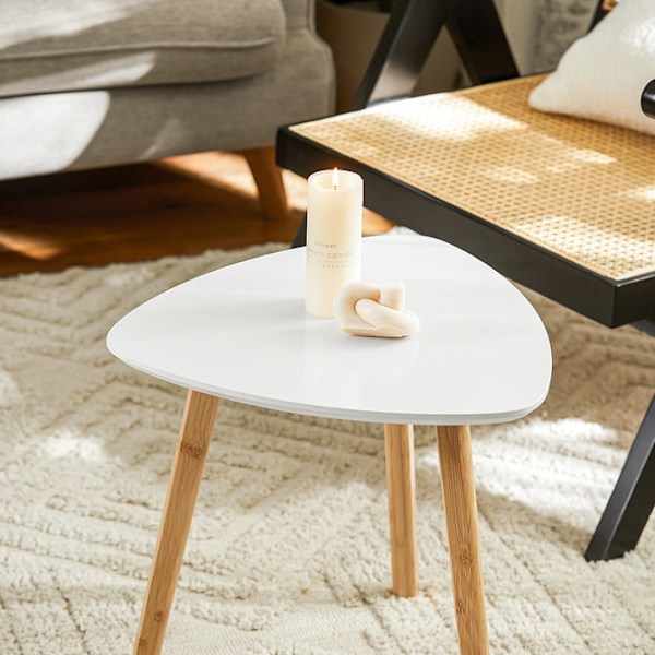 SoBuy Indlejringsborde 2 sofabordssæt Sidebord FBT74-HG grey