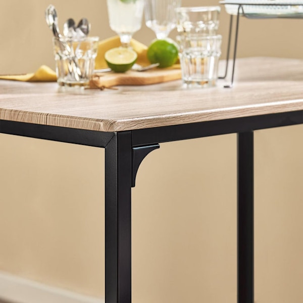 SåKøb Trækøkken Gårdhave Spisestue Møbler, Bord og taburetter,OGT11-N Wood table with 4 stools
