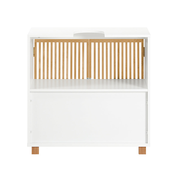 SoBuy Tvättställsunderskåp Badrumsskåp Badrumsmöbler BZR125-W Under sink cabinet