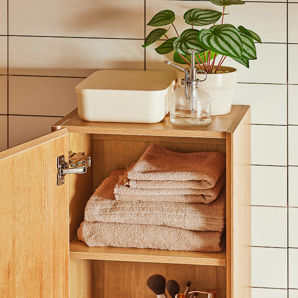 SoBuy Hängande badrumsskåp med 2 dörrar Badrumsskåp BZR175-N High cabinet