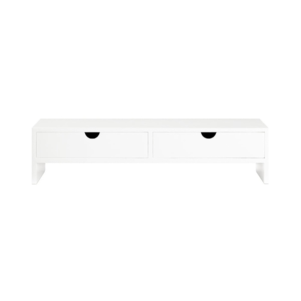 SoBuy Näyttökoroke ja 2 laatikkoa Minilipasto BBF02-W White Length 47 cm