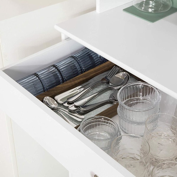 SoBuy Keittiön kaapi Lipastot Mikroaaltouuniteline FSB26-W Color W90 x D40 x H148cm