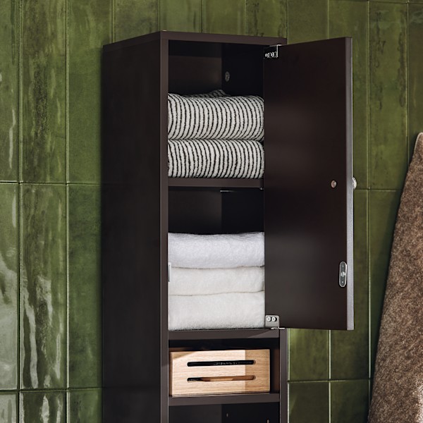 SoBuy, spara badrumsskåp, högt badrumsskåp, badrumsskåp, BZR34-BR