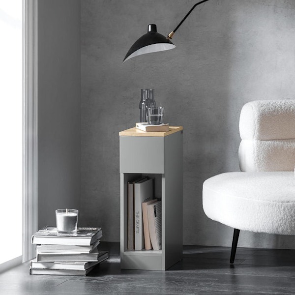 SoBuy Moderne sidebord med opbevaring FBT111-HGx2 Grey