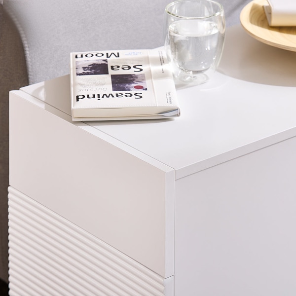 SoBuy Sidobord Soffbord Cafébord nattduksbord FBT135-W
