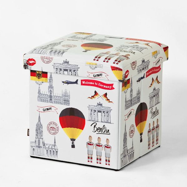 SoBuy Bänk med förvaring 37x35x38cm FSS41-K-DE