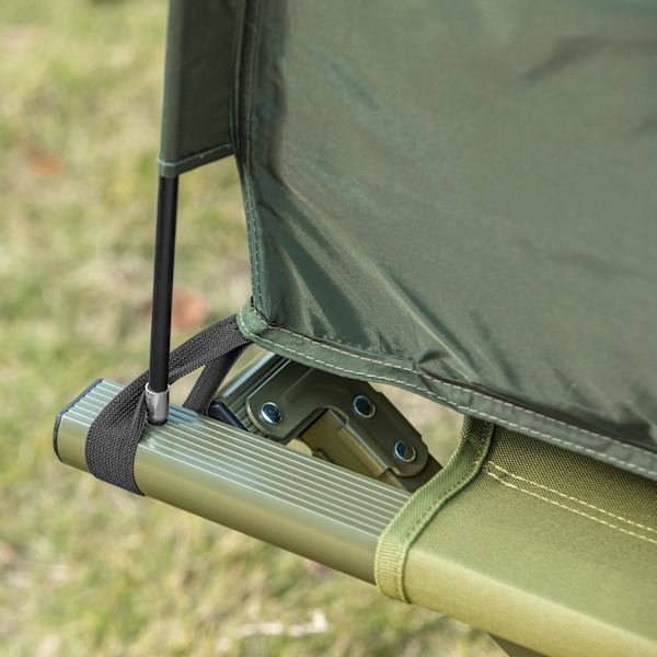 SoBuy,4-i-1 tält med sovsäck för campingstol OGS32-L-GR green For 2 Persons