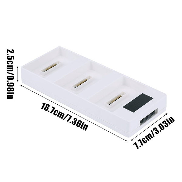 Intelligent digital multioppladingshub for DJI Phantom 4 dronebatterier RC-tilbehør