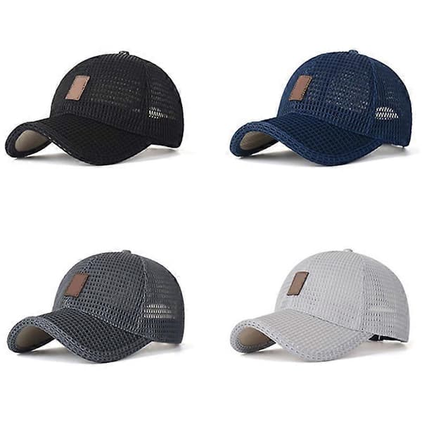 Sommer netting sports baseballcaps for menn Utendørs solhatt