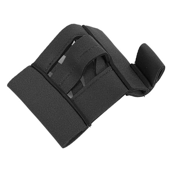 Mini træningshandske med fingre og webbing til baseball, softball, tennis, sort polyesterfiber