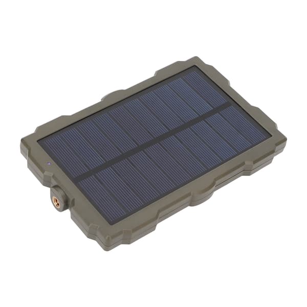 Bærbart solcellepanel 6V 1.5W 1700mAh vanntett lader for utendørskamera monokrystallinsk