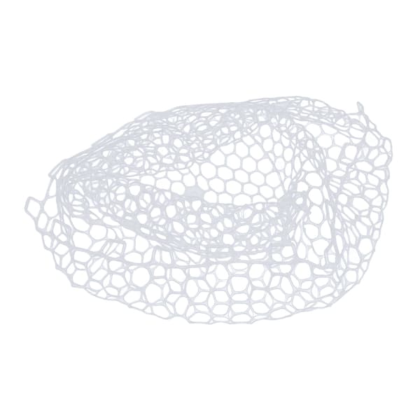 Myk gummi-mesh fluefiskehåv for ørretfangst og utsetting 32cm