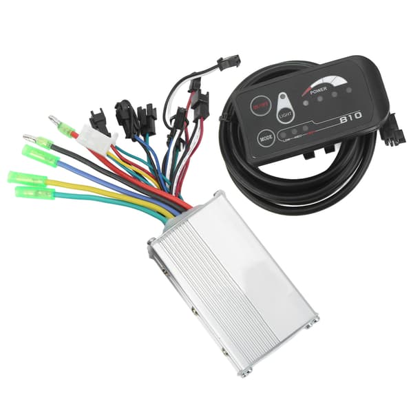 Elcykelmotorstyrenhetssats 48V 250W 350W med LED-panel 810