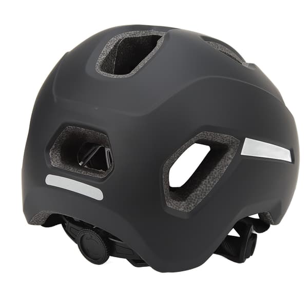 Cykel- og skateboardhjelm med EPS-beskyttelse og 12 ventilationsåbninger, sort