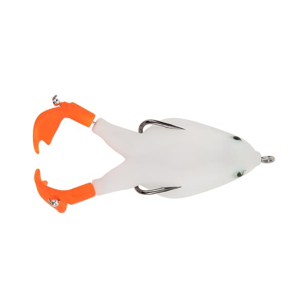Frøfiskelokkemiddel med to propeller, fleksibel, holdbar PVC, simulation #7