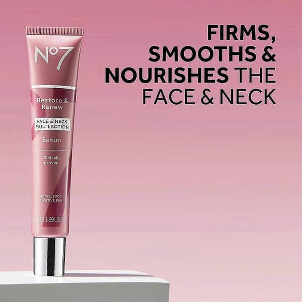 1-3 flaskor No.7 Revitalizing Repairing Ansikts-, Hals- och Multi-Effekt Anti-Aging Serum (50 ml vardera) red 3