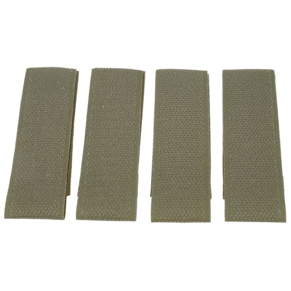 4 stk. nylon velcro-patch Molle-tilbehør til jagttræningsvest OD grøn