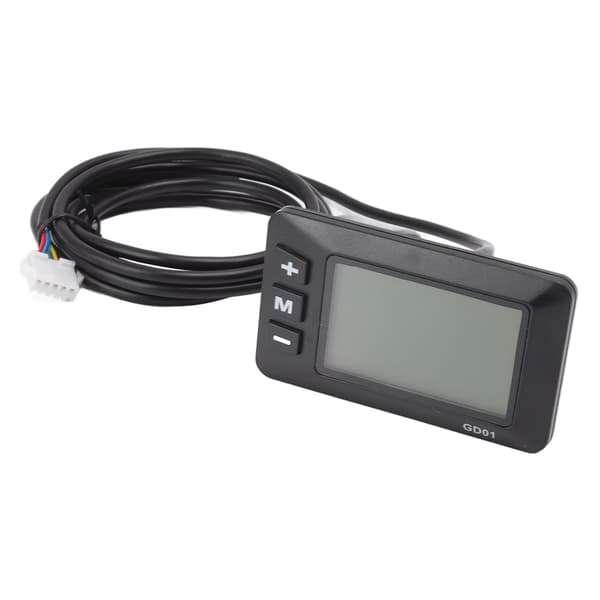 GD01 LCD-skærm til 24V 36V 48V elcykelpanel med vandtæt forbindelse - modifikationstilbehør