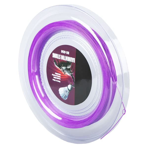 Badmintonracketsträng Nylon 0,72 mm 200 m BX650 Lila för träning och utbyte