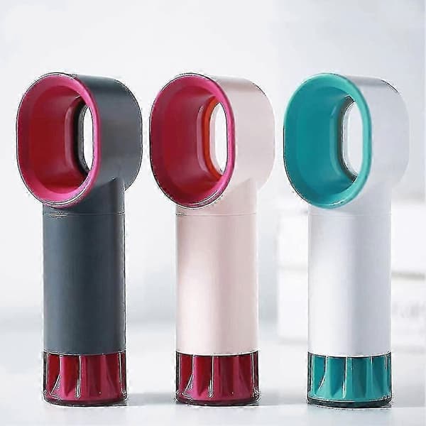 Bærbar bladløs ventilator; mini lydløs bladløs tårnventilator (hvid)