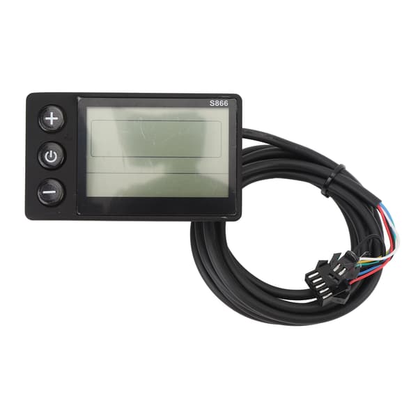 LCD-kontrolpanel til el-løbehjul med 6-bens SM-stik til 22,2 mm styr S866