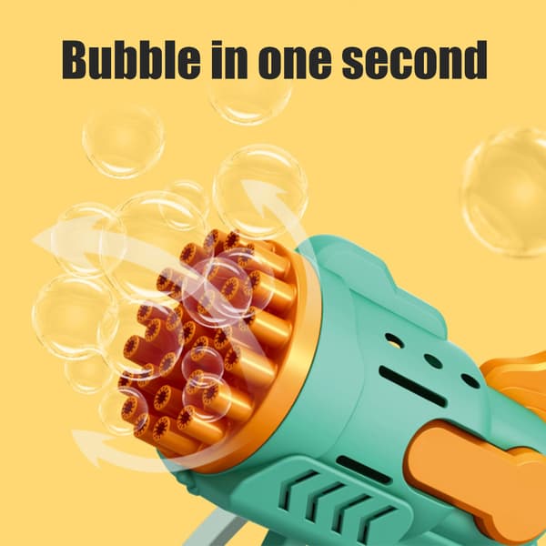 29-håls bubbelmaskin för barn, elektrisk bubbelpistol, bubbelleksak, utomhuspresent