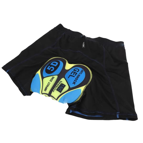 Sykkeltruse for menn med 5D-polstring, hurtigtørkende, ventilert, ergonomisk, størrelse 2XL