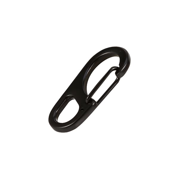 5 STK Quick Release Spænde EDC Nøglering Nyttig Holdbar Metal Karabinhage (Sort)