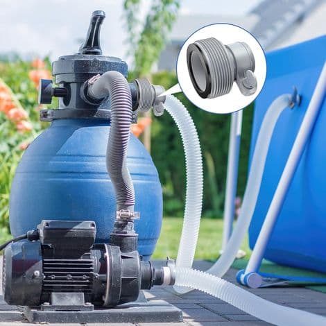Poolslangadapter B, 4 stycken poolslangadaptrar för INTEX-pooler, poolpumpkoppling, slangkonverteringsadapter B för 1,5\" kopplingar (A)