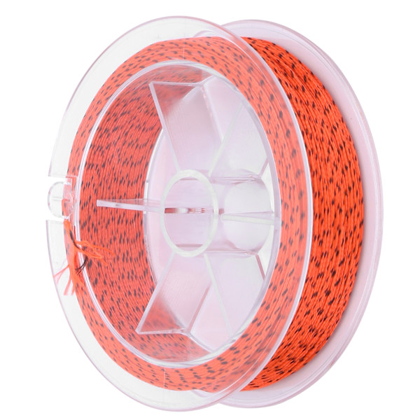 Voksfri Fluefiskeri Trimline 30LB 50m i Orange/Sort Polyester