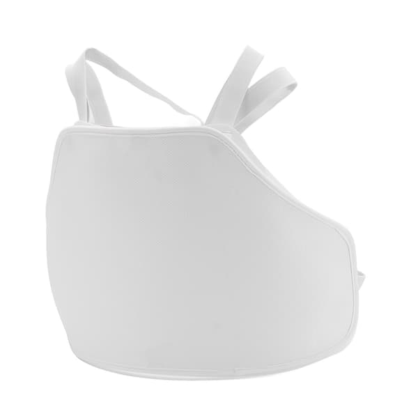 Bröstplatta för män, FIE-certifierad, högresistent plast, lättvikt, ergonomisk, storlek M