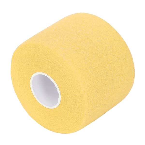 Badminton Grepsvikling med Antiskli-demping, 60 mm bred, 20 m lang, gul