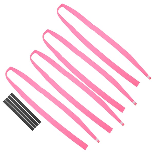 4-delt PU Racketgrepstape, Svetteabsorberende, Sklisikker, Høy Vedheft, Rosa
