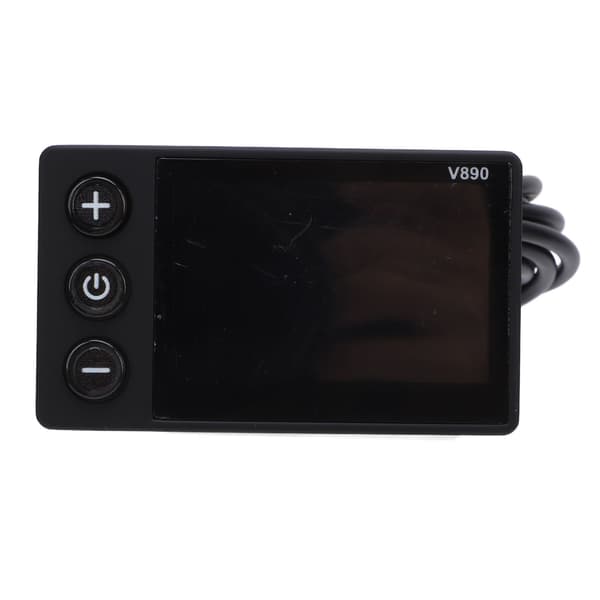 Vannbestandig LCD-sykkeldisplay med multifunksjonelt kontrollpanel for 22,2 mm styre.