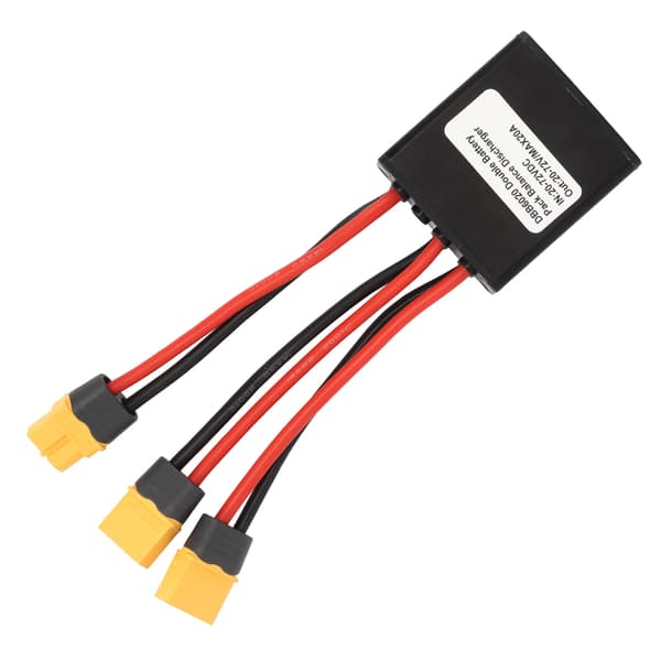 Dobbelt batteriudladningskonverter til elcykler, parallelt modul 20V-72V 20A adapter XT60