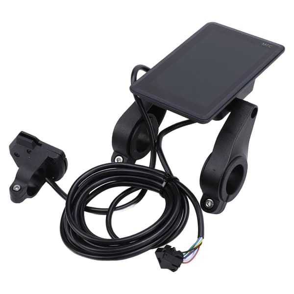 LCD-kontrolpanel til elcykelstyr 22,2 mm 24V 36V 48V 60V Universal