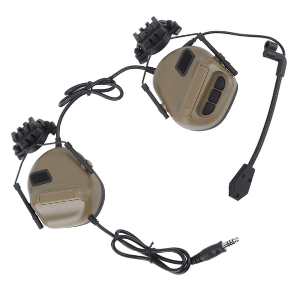 Headset til skydning med lydforstærkning og mikrofon, elektronisk høreværn.