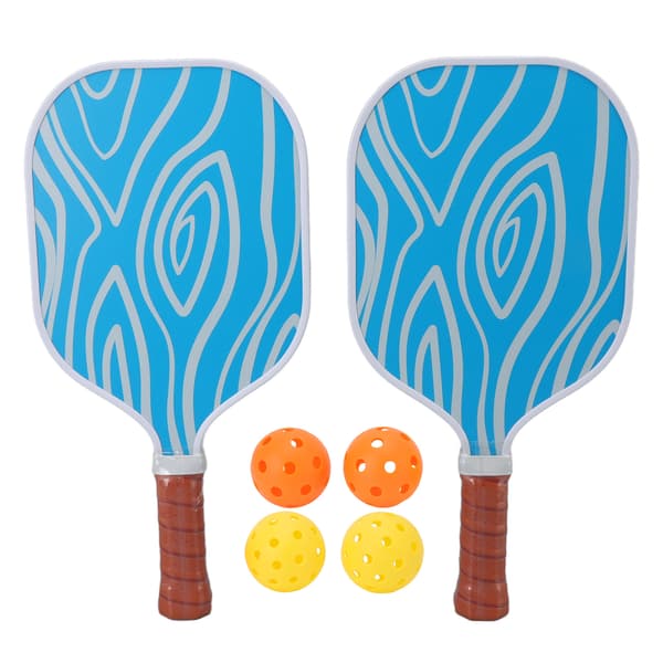 Fiberglas Pickleball Paddle Sæt med 4 Bolde og Opbevaringstaske
