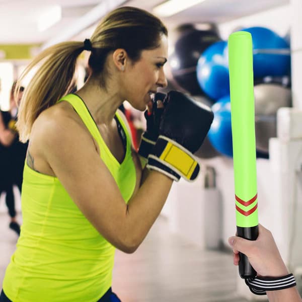 Slitstark boxningssticka för stridsträning, fitness, grön