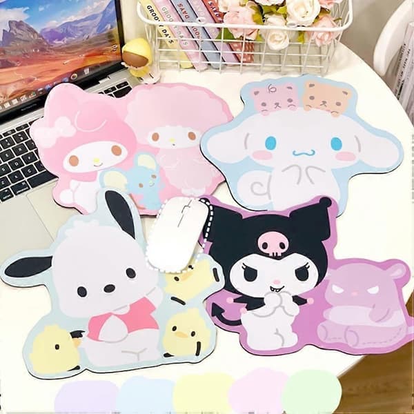 Sød musemåtte, Anime musemåtte Kawaii musemåtte til kvinder, piger og børn computer bærbar mus -