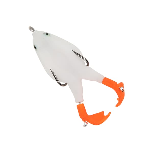 Frøfiskelokkemiddel med to propeller, fleksibel, holdbar PVC, simulation #7