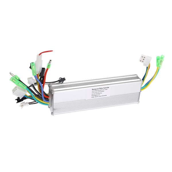 Børsteløs controller til 24V 36V 48V elbil, lithiumbatteri, dobbeltdrev, aluminiumslegering