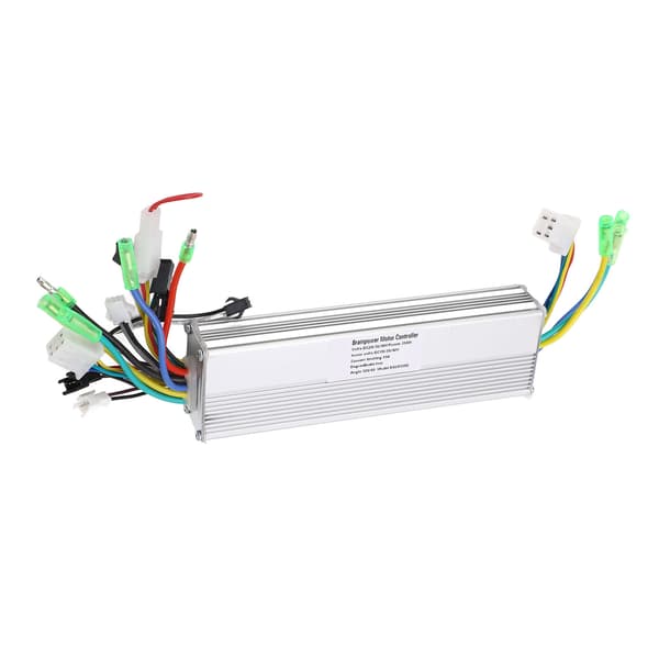 Borstlös styrenhet för 24V 36V 48V elfordon, litiumbatteri, dubbeldrift, aluminiumlegering