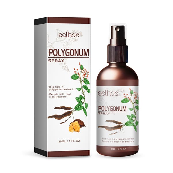 1-3 flasker (30 ml) ingefær- og Polygonum Multiflorum-essens – ren urteformel: lysner grått hår og nærer/styrker hårrøttene 1pcs