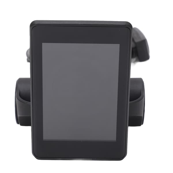 LCD-skjerm for 24V 36V 48V 60V elektrisk sykkel med frontlysgrensesnitt, ABS-materiale