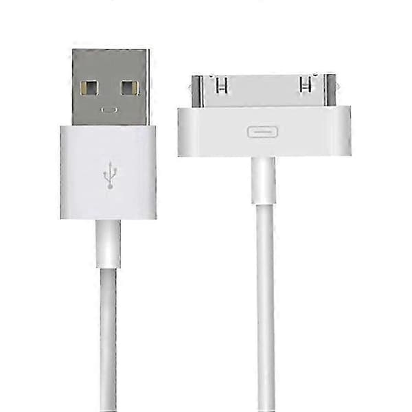 USB-datakaapeli uudelle iPadille (iPad 3) / iPad 2:lle / iPadille, iPhone 4:lle ja 4S:lle, iPhone 3GS/3G:lle ja iPod touchille.