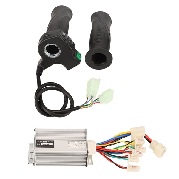 48V 1000W Elcykel Motor Controller med 4-trins Gasgreb Sæt