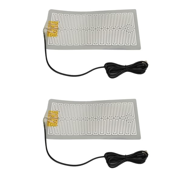 2 stk USB 5V midjevarmeplater i metall med 150 cm kabel